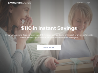 launchingdeals.com screenshot