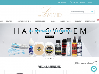 lavividhair.com screenshot