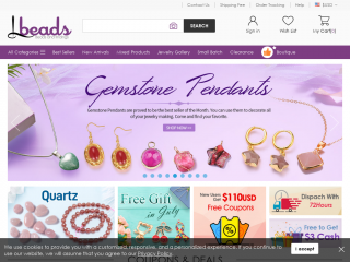 lbeads.com screenshot