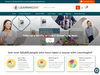 learning247.co.uk screenshot