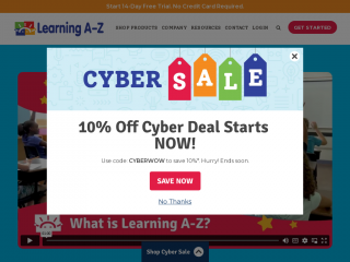 learninga-z.com screenshot