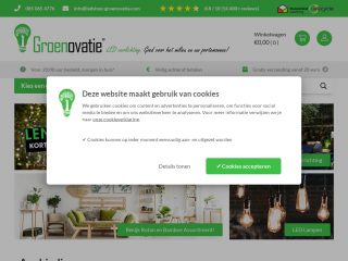 ledshop-groenovatie.com screenshot