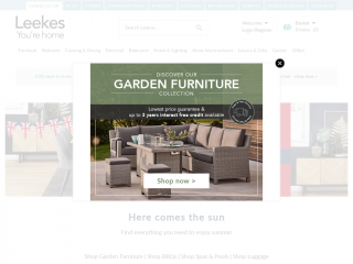 leekes.co.uk screenshot