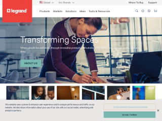 legrand.us screenshot