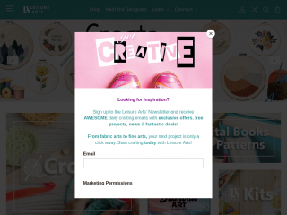 leisurearts.com screenshot