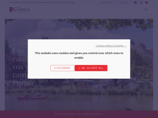 les-castels.com screenshot