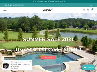 lesmartgolf.com screenshot