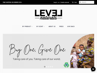 levelnaturals.com screenshot