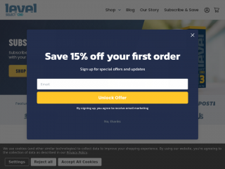 levelselectcbd.com screenshot