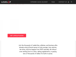 levelupsauna.com screenshot