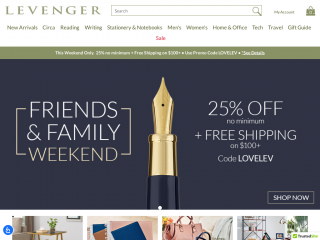 levenger.com screenshot