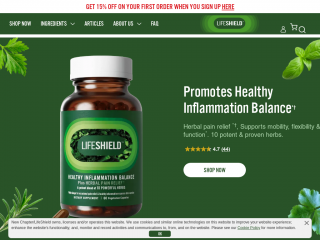 lifeshieldvitamins.com screenshot