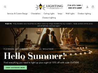 lightingforyou.com screenshot