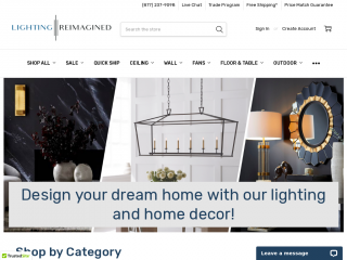lightingreimagined.com screenshot