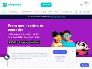 lingokids.com screenshot