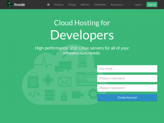 linode.com screenshot