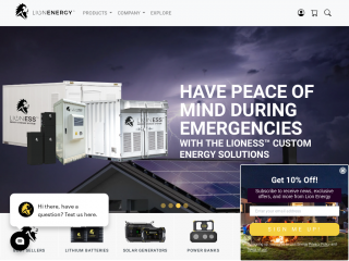 lionenergy.com screenshot