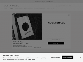livecostabrazil.com screenshot