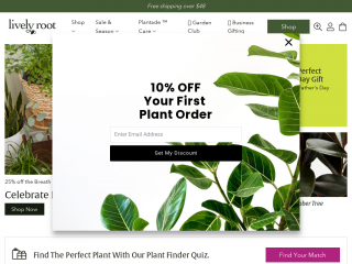 livelyroot.com screenshot