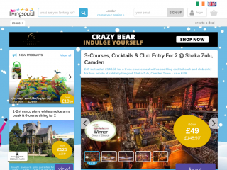 livingsocial.co.uk screenshot