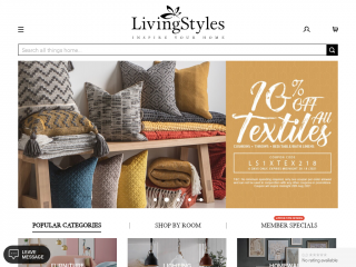 livingstyles.com.au screenshot