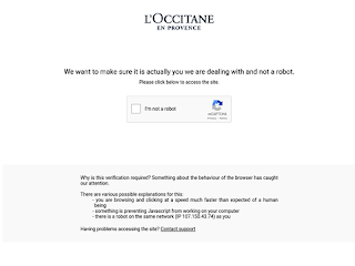 loccitane.com screenshot