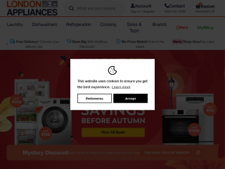 londonappliances.com screenshot