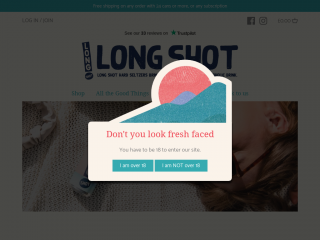 longshotdrinks.co.uk screenshot