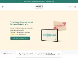 lookingatsound.com screenshot
