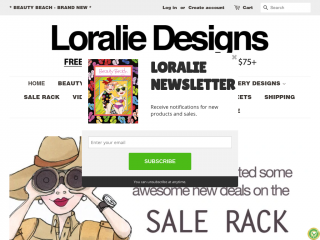 loraliedesigns.com screenshot