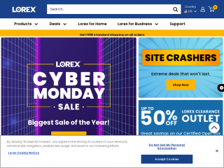 lorex.ca screenshot