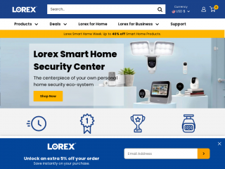 lorextechnology.com screenshot