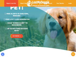 lostmydoggie.com screenshot