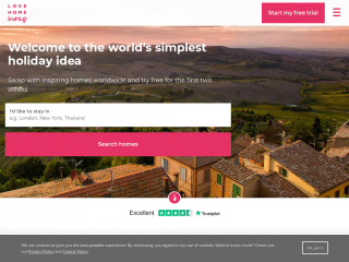 lovehomeswap.com screenshot