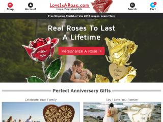 loveisarose.com screenshot