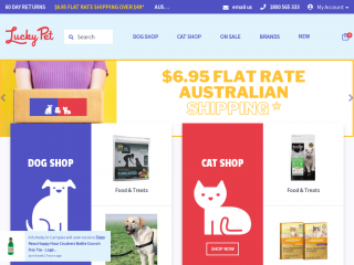 luckypet.com.au screenshot