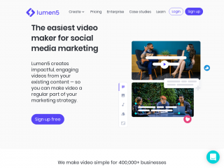 lumen5.com screenshot