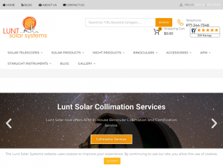 luntsolarsystems.com screenshot