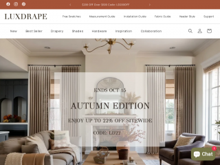 luxdrape.com screenshot