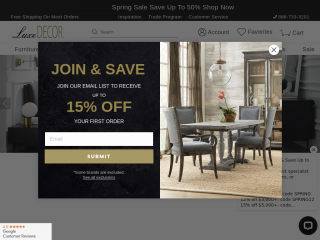 luxedecor.com screenshot