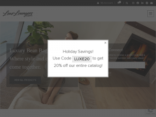 luxeloungers.com screenshot