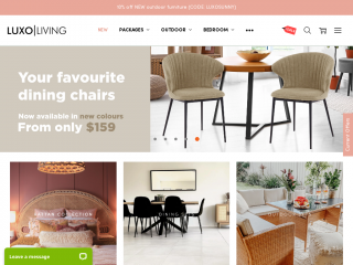 luxoliving.com.au screenshot