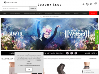 luxury-legs.com screenshot