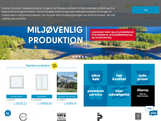 luxvinduer.dk screenshot