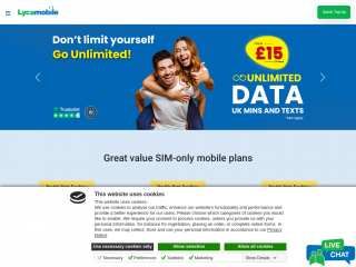 lycamobile.co.uk screenshot