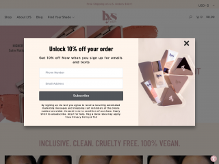 lysbeauty.com screenshot