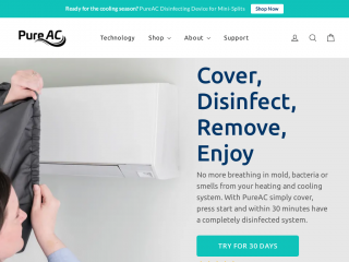 MyPureAC.com screenshot