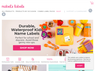 mabelslabels.com screenshot