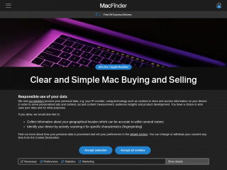 macfinder.co.uk screenshot