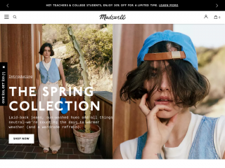 madewell.com screenshot